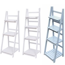 3/4 Tier Wooden Folding Ladder