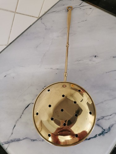 Brass small bed - brass, warmer