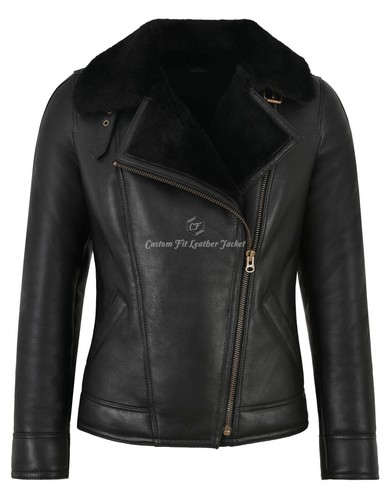 Women sheepskin jacket raf - women, b3