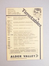 Bus Coach Timetable Alder