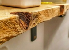 Narrow rustic shelves +