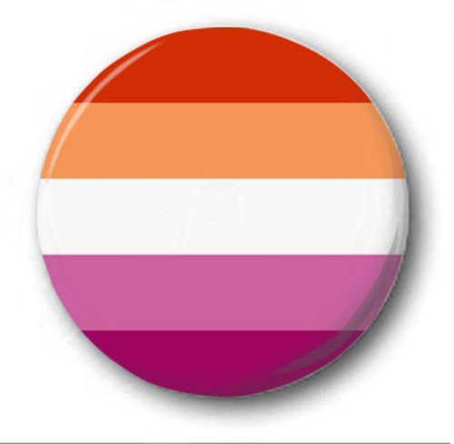 Lesbian pride flag 25mm - pride,