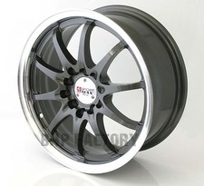 XXR 003 15" x 6.5" ET38 5X114.3 GUN METAL LIP FORGED TUNER ALLOYS WHEELS Z1560