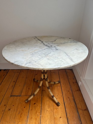Vintage french bistro table - vintage,