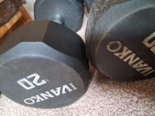 Ivanko dumbbells 20 pounds