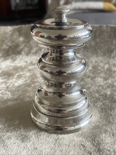 Antique 1932 Mappin & Webb Sterling Silver Pepper Grinder Hallmarked Birmingham
