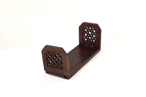 Vintage wooden book slide - book,