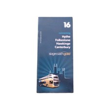 Stagecoach Gold Bus 16 Timetable Hythe - Canterbury, Kent Published 26/9/2016