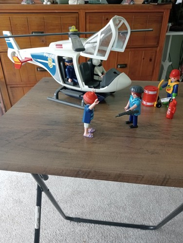 Playmobil police helicopter - playmobil,