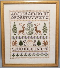 Needlepoint Gaelic Tapestry A
