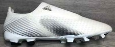 adidas predator X Ghosted .3 FG Football Boots UK 12.5 Laceless white/black new