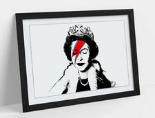 BANKSY QUEEN DAVID BOWIE -ART