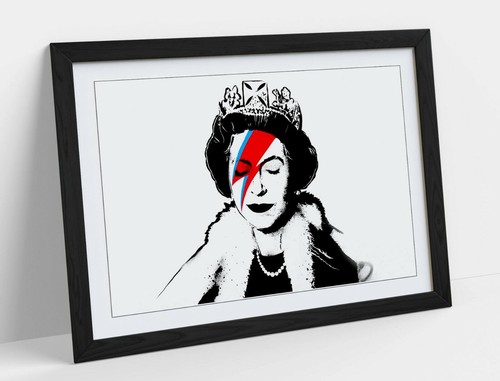 Banksy queen david bowie - david, -art