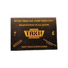 VINTAGE GLASGOW TAXI  BOARD GAME COMPLETE