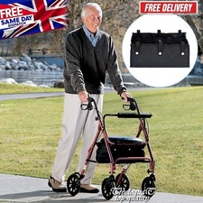 4-Wheel walker rollator