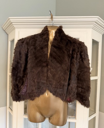 Vintage fur cape size - vintage,