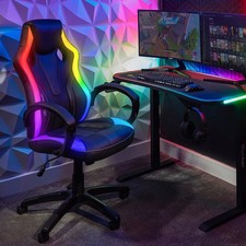 X Rocker Cobra Esports RGB Gaming Chair Kids Toy LED Seat App Control Audio Pro