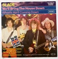 Slade - We'll Bring The House Down - Rare 7" German Picture Sleeve Vinyl - EX '