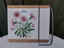 Portmeirion Botanical Garden 'Treasure Flower' Cheese Board & Cutter