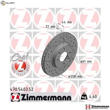 2x BRAKE DISC 470.5403.52 FOR