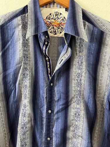 Robert graham blue white - robert,