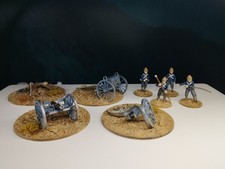 28mm Perry Miniatures British colonial Gun Crew, Limber, Damage Gun And Camp