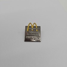 Vintage retro McDonalds Euro 1996 England UEFA enamel Pin Badge