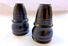 Finely made antique treen pair