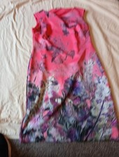 PER UNA SIZE 14 PATTERNED SLEEVELESS DRESS