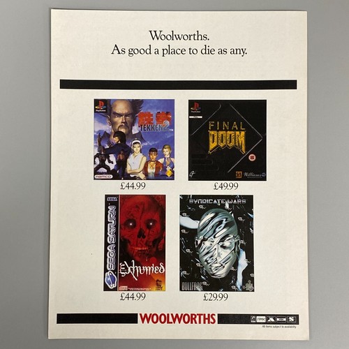 Woolworths sega playstation - woolworths,