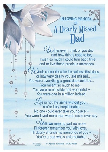 Loving memory dad graveside - loving,