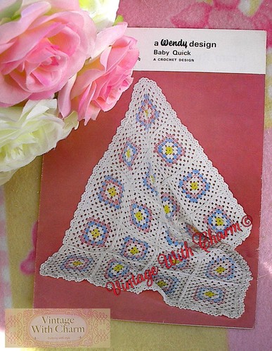 Vintage crochet pattern baby - vintage, baby's