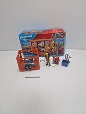 Playmobil 70774 City Action Cargo Container And Welder