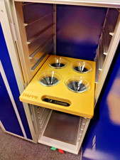 Airline Hostess Galley Cart Trolley Cocktail Glass Insert With Glasses Aviation