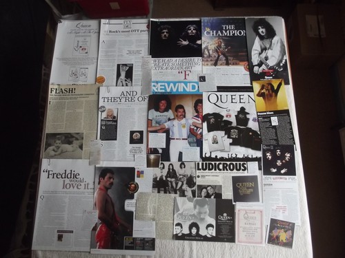 Queen magazine cuttings - queen,