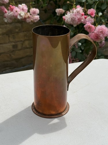 Vintage antique copper tankard - antique,