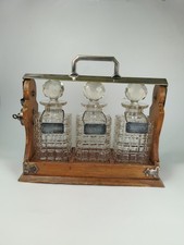 3 Antique Crystal Decanters