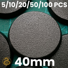 40mm Round Plastic Bases for