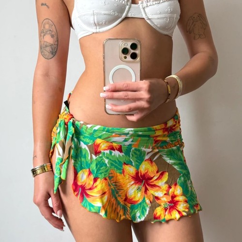 Tropical floral sarong