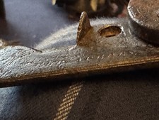 Antique Flintlock Lock Plate Aubrey ? Museum Piece 18th Century Rare Pistol Part