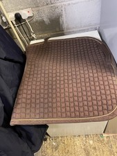 Eskadron Dressage Saddle Pad / Brown & Gold / Used / With A Saddle Pad Bag