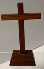 VINTAGE WOODEN CRUCIFIX CHURCH