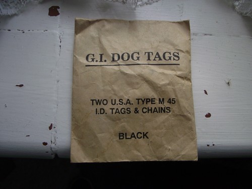 Dog tags type m45 - dog,