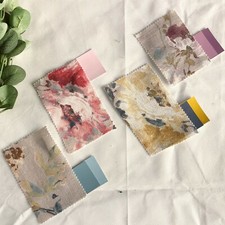Shabby chic floral linen - floral,