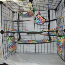 17 pc Sugar Glider Cage Set -