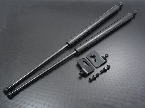 Bonnet hood black carbon - bonnet, strut