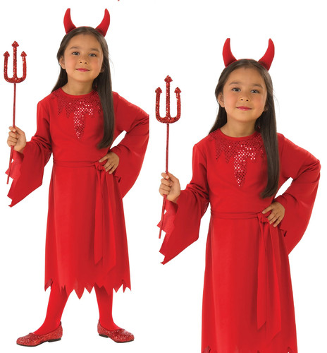 Girls little devil costume - girls,