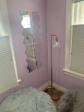 Pair of Wavy Shaped Acrylic