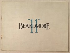 BEARDMORE ELEVEN Car Range Sales Brochure 1923  Super Sports STANDARD TOURING