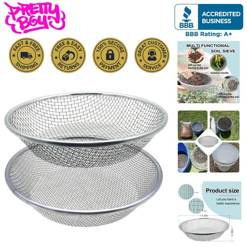 Efficient 2pcs soil - soil, sifters